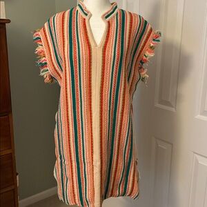 amee Striped Cover Up